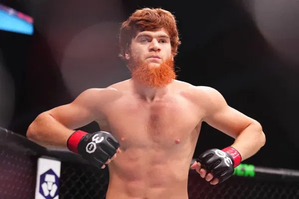 Sharaputdin Magomedov posing confidently ahead of his next MMA bout